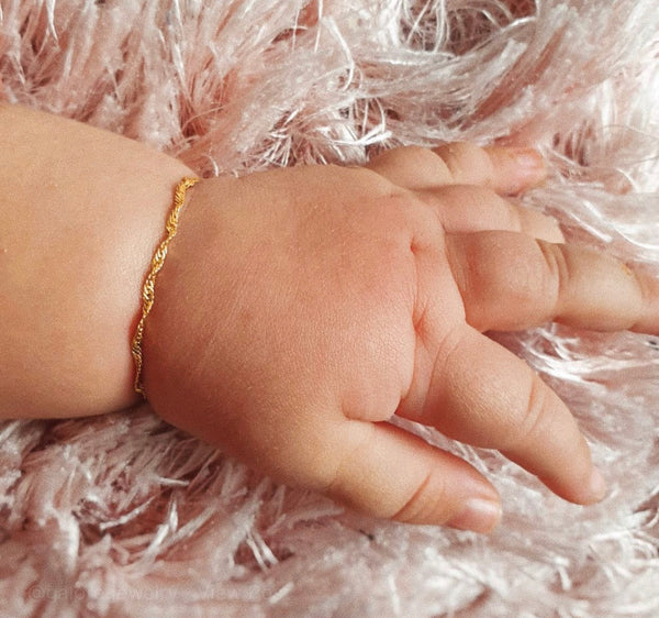 Kid’s Singapore Gold Bracelet