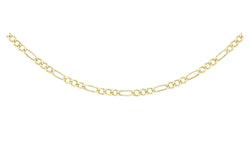 2MM Figaro link Diamond cut Chain 16”